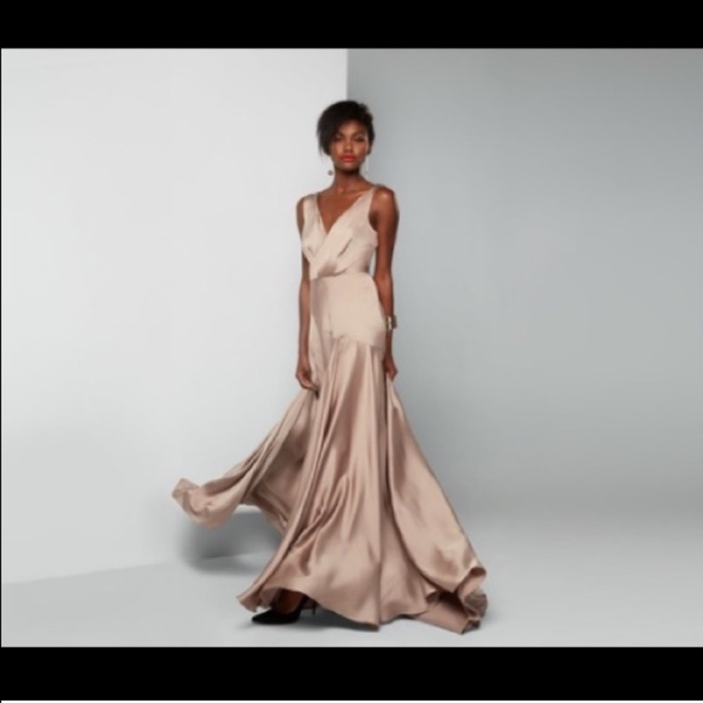 Fame and Partners Escala Dress US 2 small Dark Tan